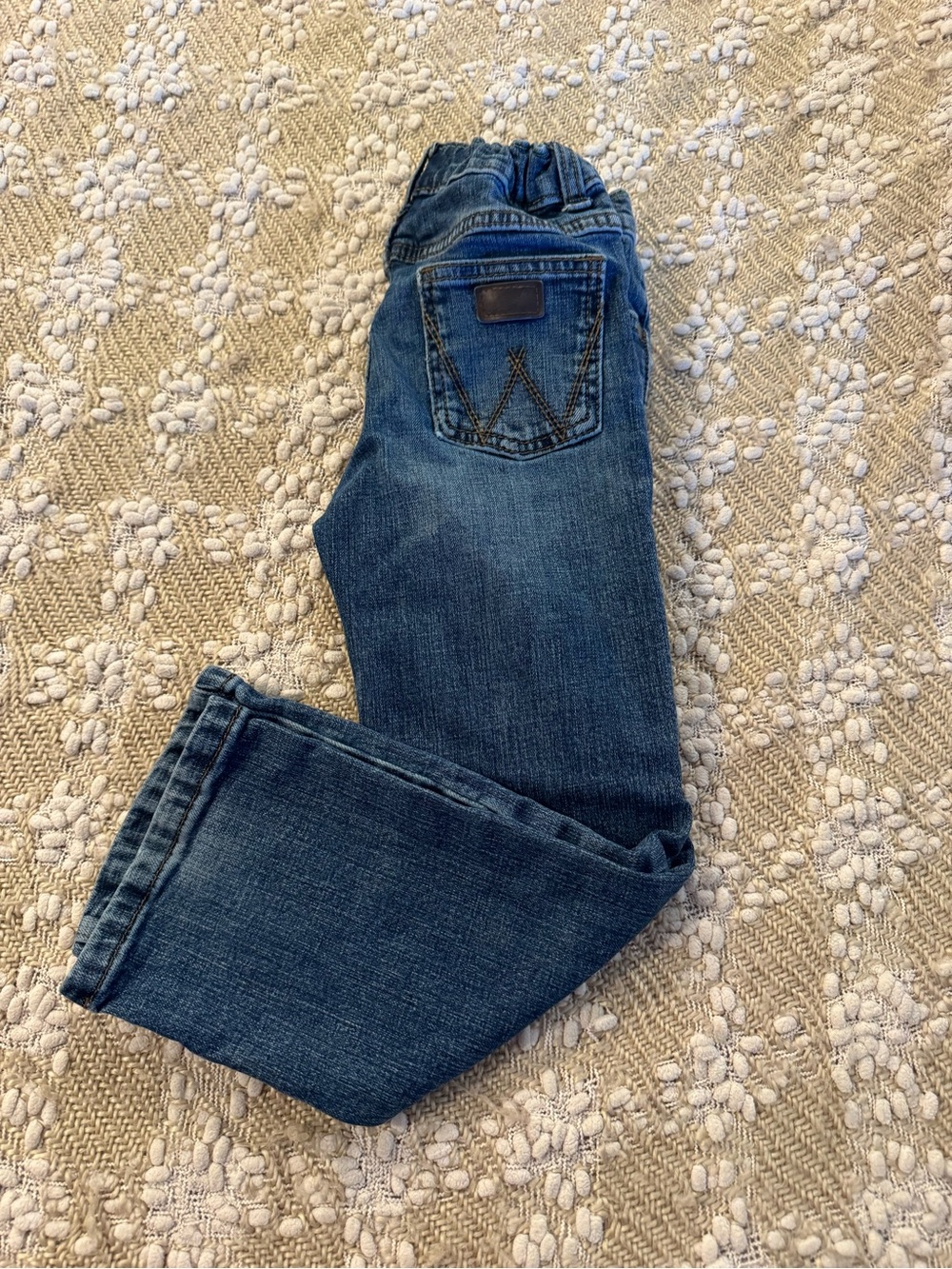 Wrangler Retro Western Jeans Boys Blue denim Jeans Straight Leg Size 6 R